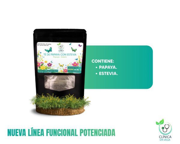 TÉ DE PAPAYA CON ESTEVIA - Imagen 2